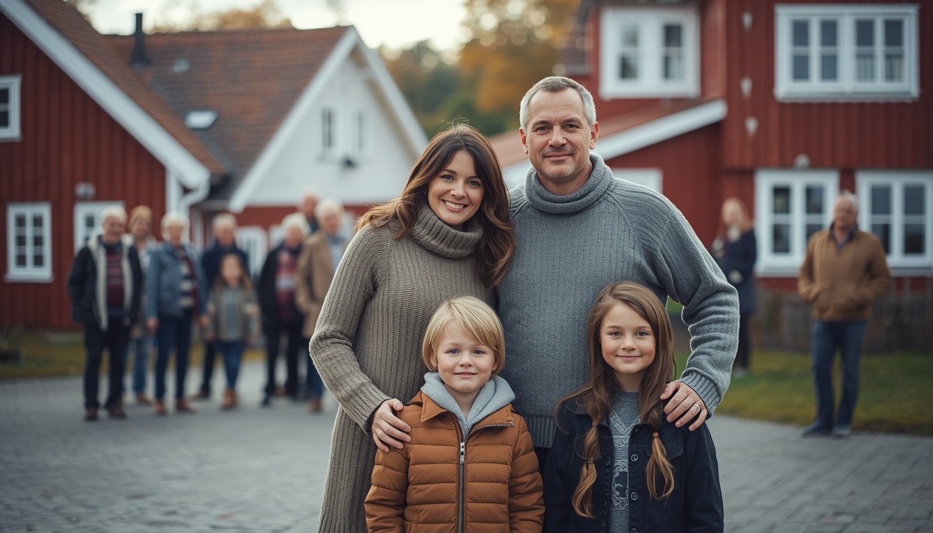 Byn bakom familjen
